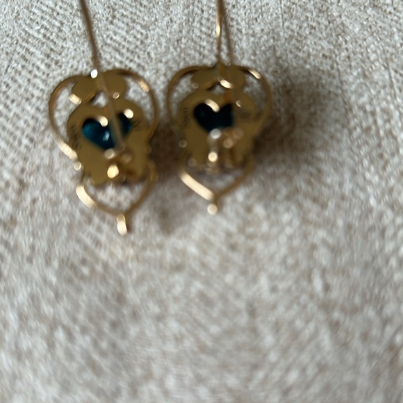 Sajen bronze blue stone earrings - Picture 3 of 5